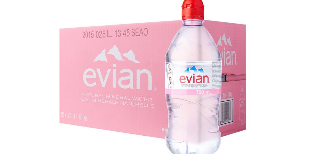 آب معدنی برند اویان -Evian Natural Spring Water