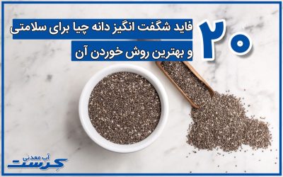 ۲۰ فایده شگفت انگیز دانه چیا و نحوه خوردن آن