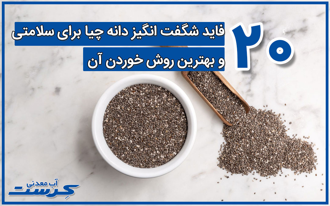 ۲۰ فواید شگفت انگیز دانه چیا برای سلامتی